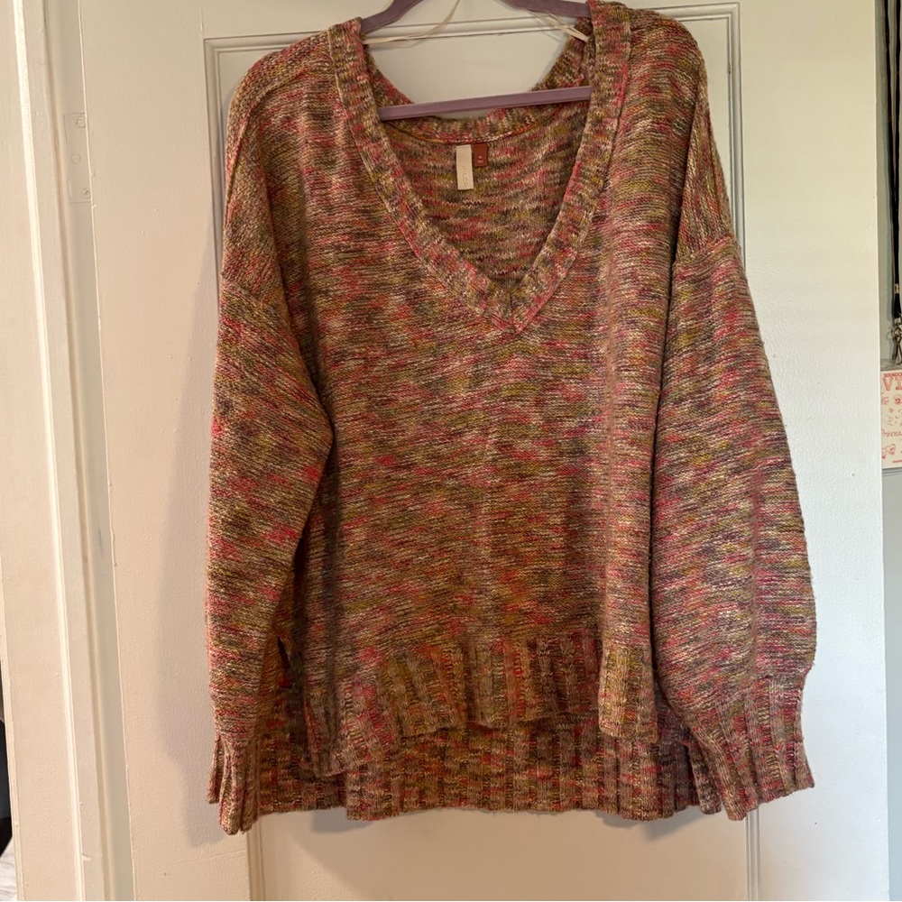 Anthropologie Pilcro Deep V-neck Sweater